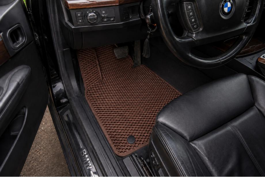 BMW 7 Series E65/66 2001-2008 Alfombrillas EVA (para E66, marrón) Image