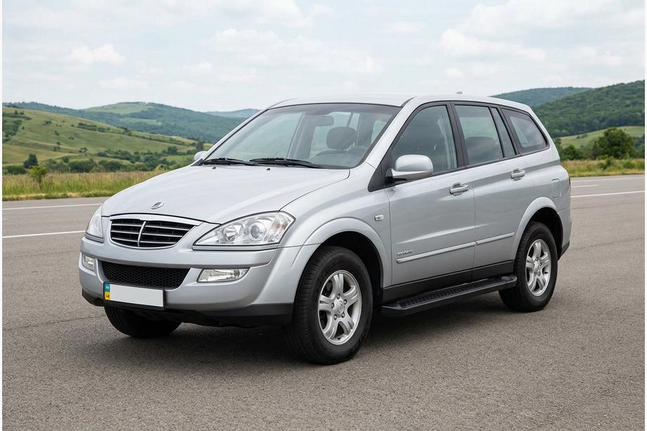 SsangYong Kyron 2005-2014 Estribos Laterales Allmond Black (2 uds., Aluminio) Image
