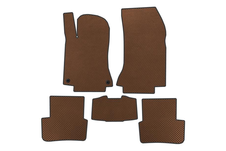 Mercedes B-class W246 2011-2018 Alfombrillas EVA (Marrón) Image