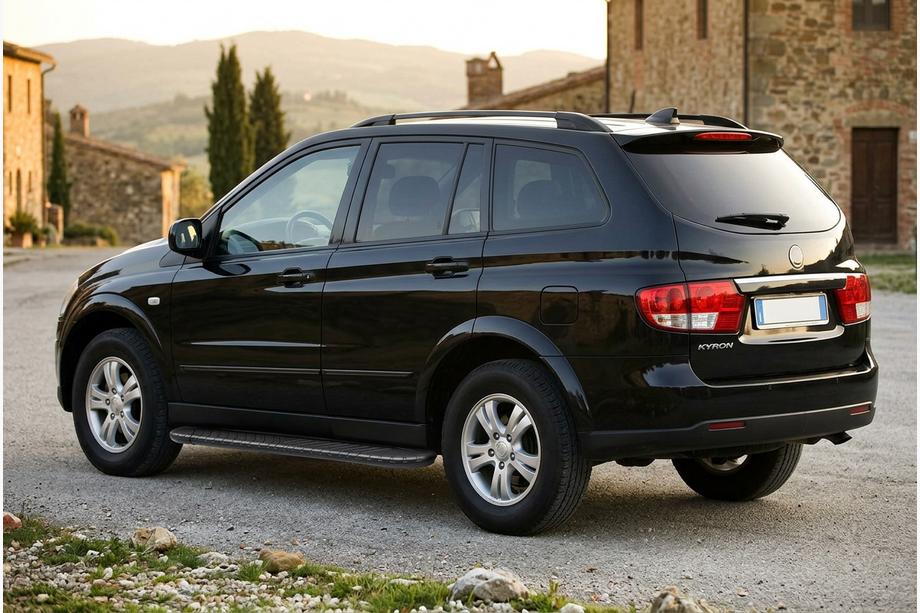 SsangYong Kyron 2005-2014 Estribos Laterales Bosphorus Black (2 uds., Aluminio) Image