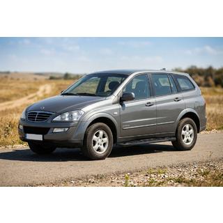 Estribos Laterales RedLine Black (2 uds., Aluminio) SsangYong Kyron 2005-2014 foto 1