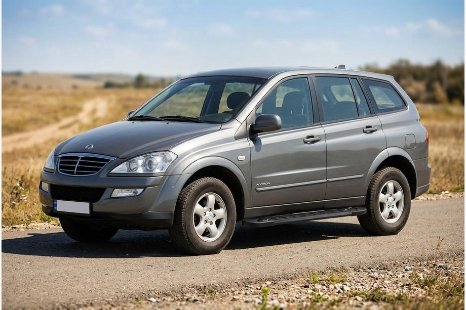 SsangYong Kyron 2005-2014 Estribos Laterales RedLine Black (2 uds., Aluminio) Image