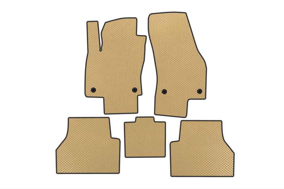 Ford Connect 2021- Alfombrillas EVA (Beige) Image