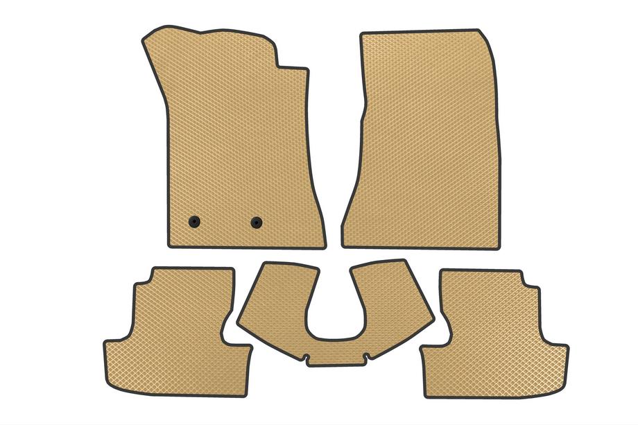 Ford Mustang 2015-2023 Alfombrillas EVA V2 (Beige) Image