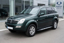 SsangYong Rexton I 2001-2017 Estribos Laterales Sunrise (2 uds., Aluminio) foto 1