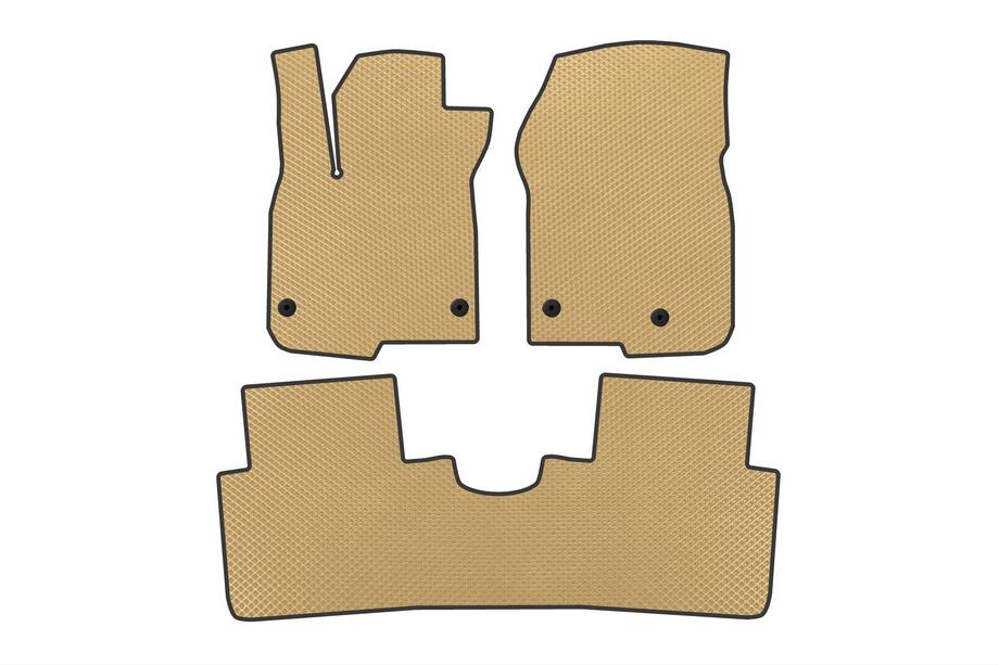 Honda CRV 2022- Alfombrillas EVA (Beige) Image