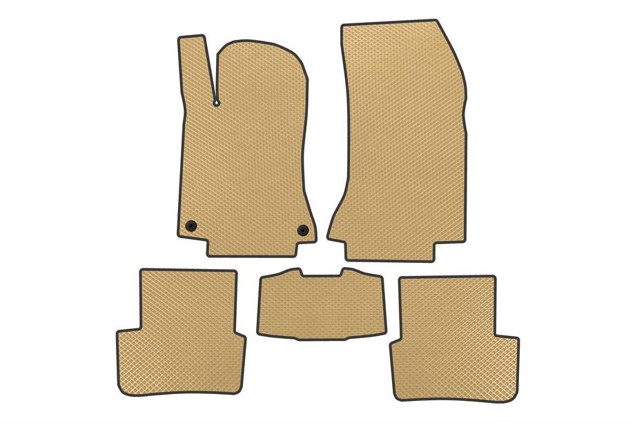 Mercedes B-class W246 2011-2018 Alfombrillas EVA (Beige) Image