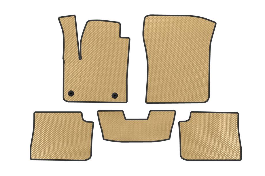 Opel Corsa F 2019- Alfombrillas EVA (Electro, Beige) Image