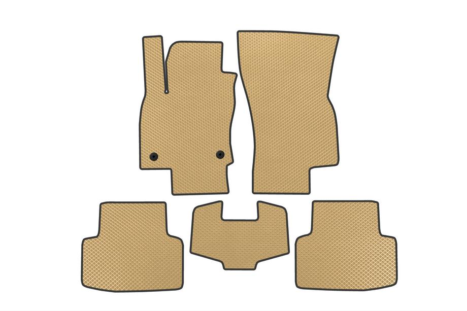 Volkswagen Taos/Tharu 2018–2024 Alfombrillas EVA (Beige) Image