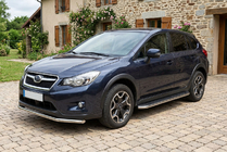 Subaru XV 2011-2017 Estribos Laterales Maydos V1 (2 uds., Aluminio y Acero Inoxidable) foto 1