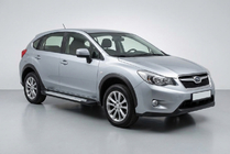Subaru XV 2011-2017 Estribos laterales Allmond Grey (2 uds., aluminio) foto 1