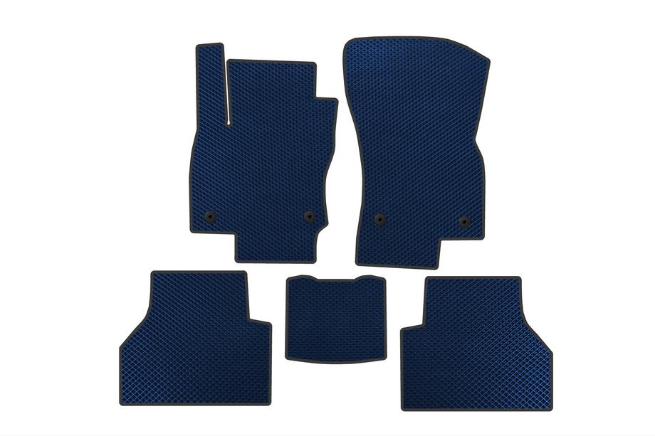 Volkswagen Caddy 2020- Alfombrillas EVA (Azul) Image