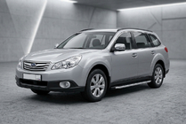 Subaru Outback 2009-2014 Estribos laterales Fullmond (2 uds, aluminio) foto 1