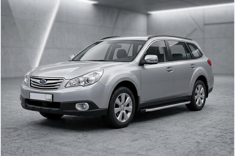 Subaru Outback 2009-2014 Estribos laterales Fullmond (2 uds, aluminio) Image