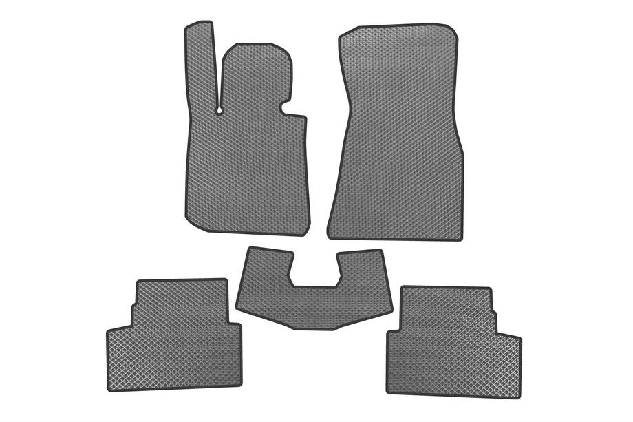 BMW 4 Series G22/23/26 2020- Alfombrillas EVA (para i4 G26, gris) Image