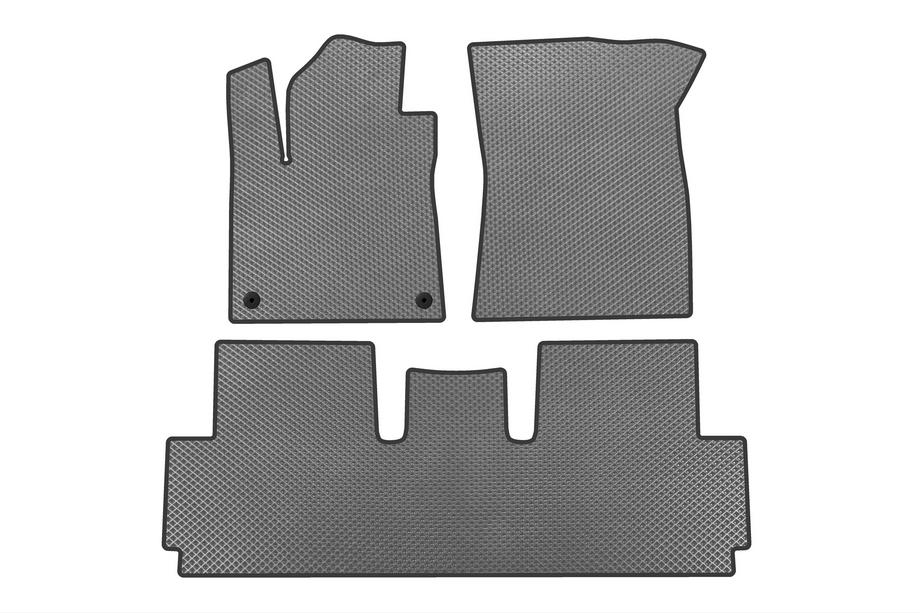 Citroen C-4 Picasso 2013–2022 Alfombrillas EVA (para Grand, 2 filas, Gris) Image