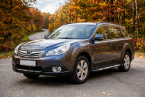 Subaru Outback 2009-2014 Estribos Laterales Sunrise (2 uds., Aluminio) foto 1