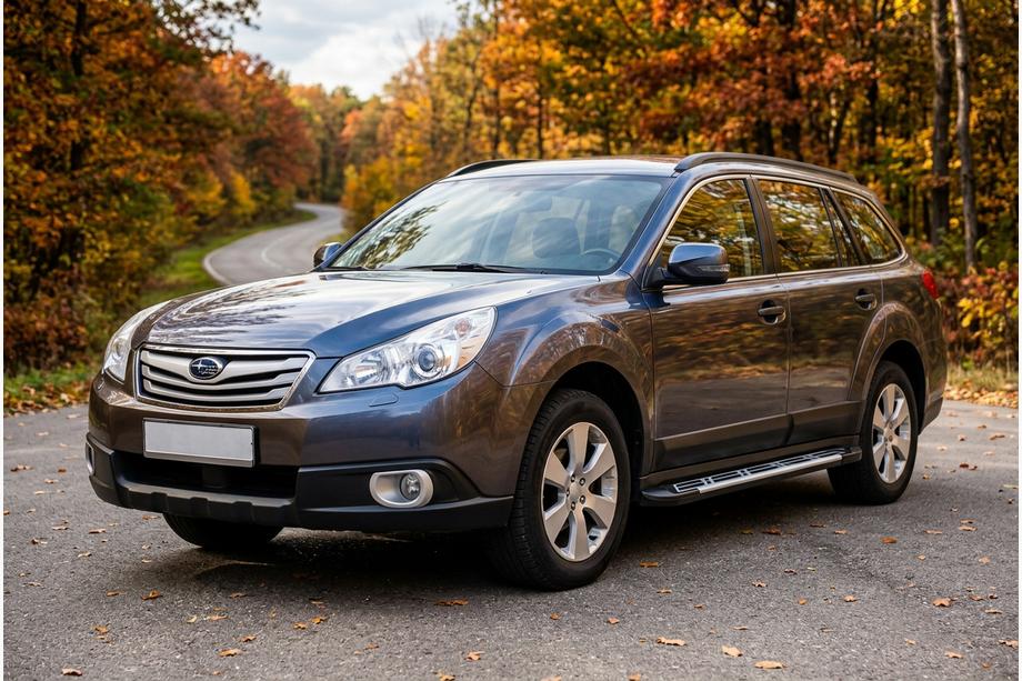 Subaru Outback 2009-2014 Estribos Laterales Sunrise (2 uds., Aluminio) Image