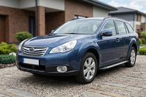 Subaru Outback 2009-2014 Estribos Laterales Line (2 uds., Aluminio) foto 1