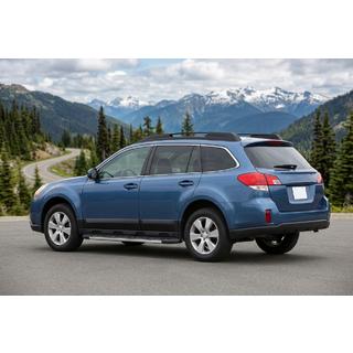 Estribos Laterales Duru (2 uds., Aluminio) Subaru Outback 2009-2014 foto 1