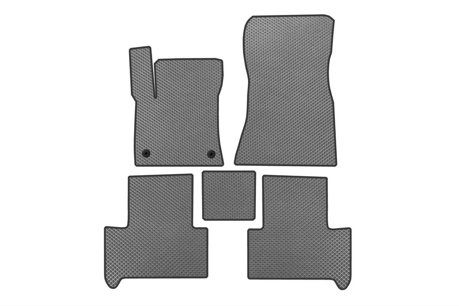 Mercedes EQB 2021- Alfombrillas EVA (Gris) Image