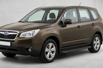 Subaru Forester 2013-2018 Estribos Laterales Allmond Black (2 uds., Aluminio) foto 1