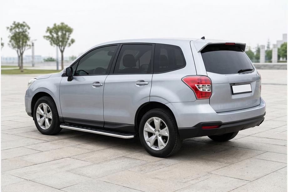 Subaru Forester 2013-2018 Estribos Laterales Maydos V1 (2 uds., Aluminio y Acero Inoxidable) Image