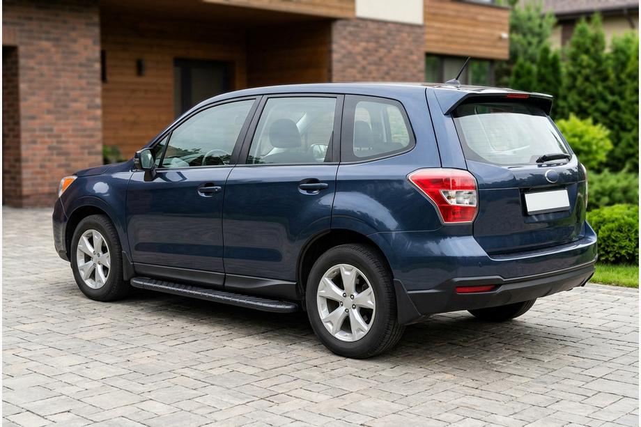 Subaru Forester 2013-2018 Estribos Laterales Bosphorus Black (2 uds., Aluminio) Image