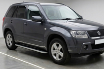Suzuki Grand Vitara 2005-2017 Estribos Laterales Tayga Grey (2 uds., Aluminio) foto 1