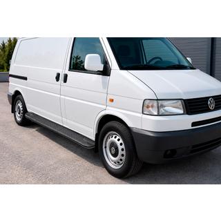 Estribos Laterales Allmond Black (2 uds., Aluminio) Volkswagen T4 Transporter 1990-2003 foto 1