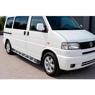 Estribos Laterales Sunrise (2 uds., Aluminio) Volkswagen T4 Transporter 1990-2003 foto 1