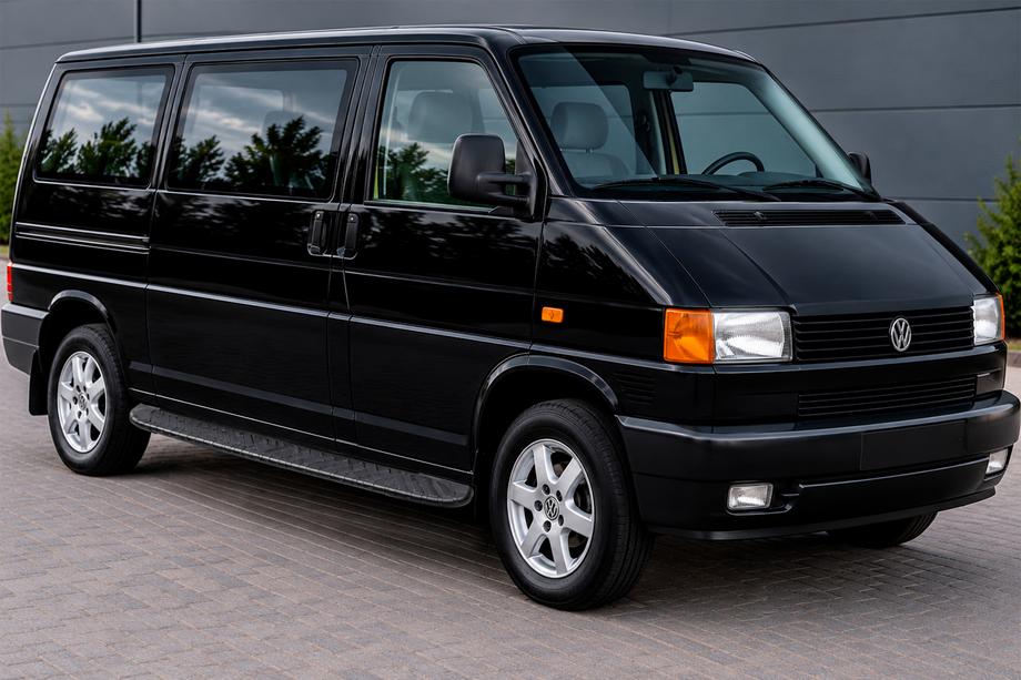 Volkswagen T4 Transporter 1990-2003 Estribos Laterales Bosphorus Black (2 uds., Aluminio) Image