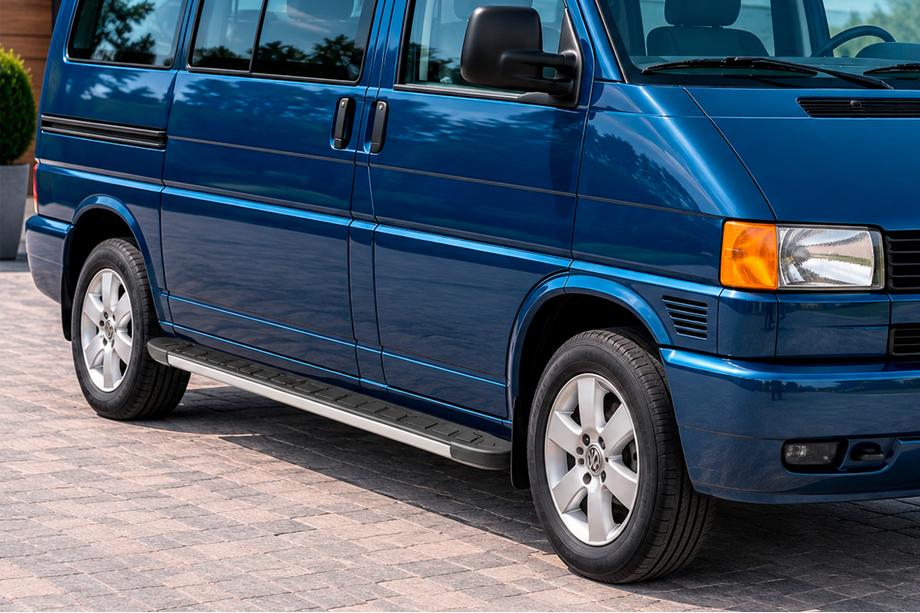 Volkswagen T4 Caravelle/Multivan 1990–2003 Estribos Laterales Duru (2 uds., Aluminio) Image