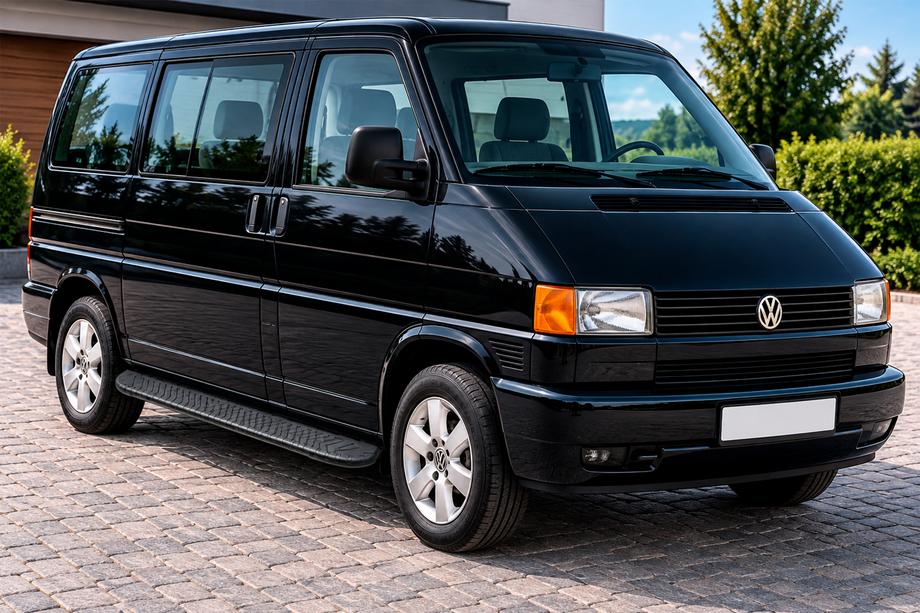 Volkswagen T4 Caravelle/Multivan 1990–2003 Estribos Laterales Bosphorus Black (2 uds., Aluminio) Image