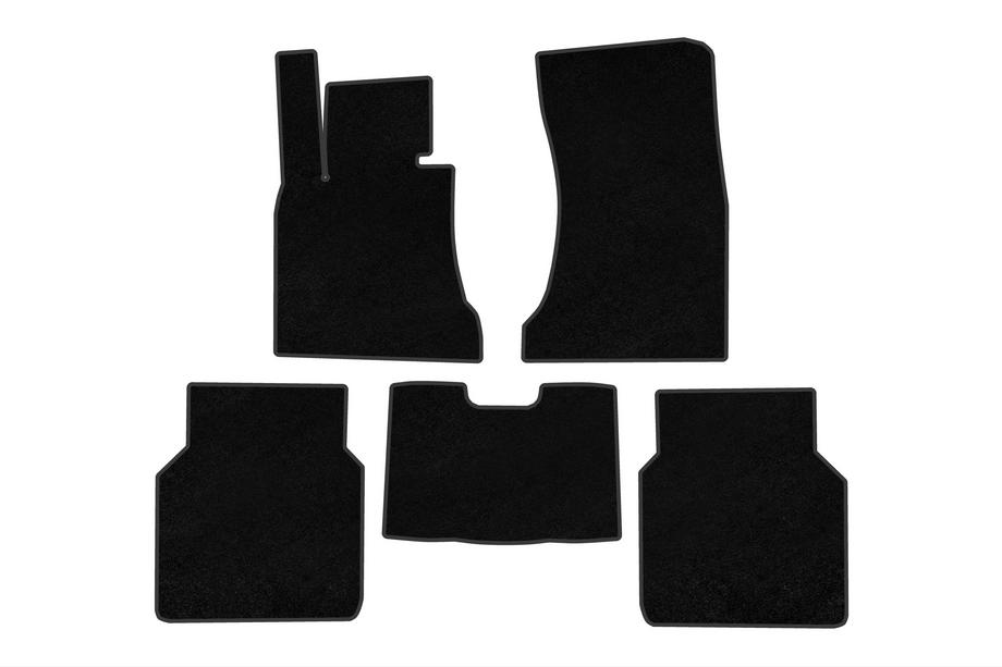 BMW 7 Series E65/66 2001-2008 Alfombrillas textiles Classic (para E66, negro) Image