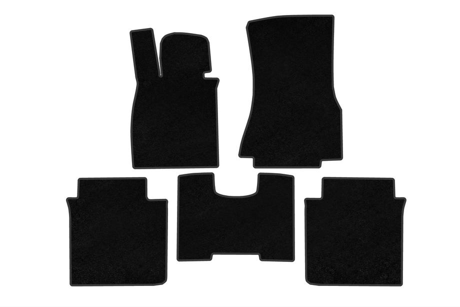 BMW 7 Series G70/G71 2022- Alfombrillas textiles Classic (para G70E, negras) Image
