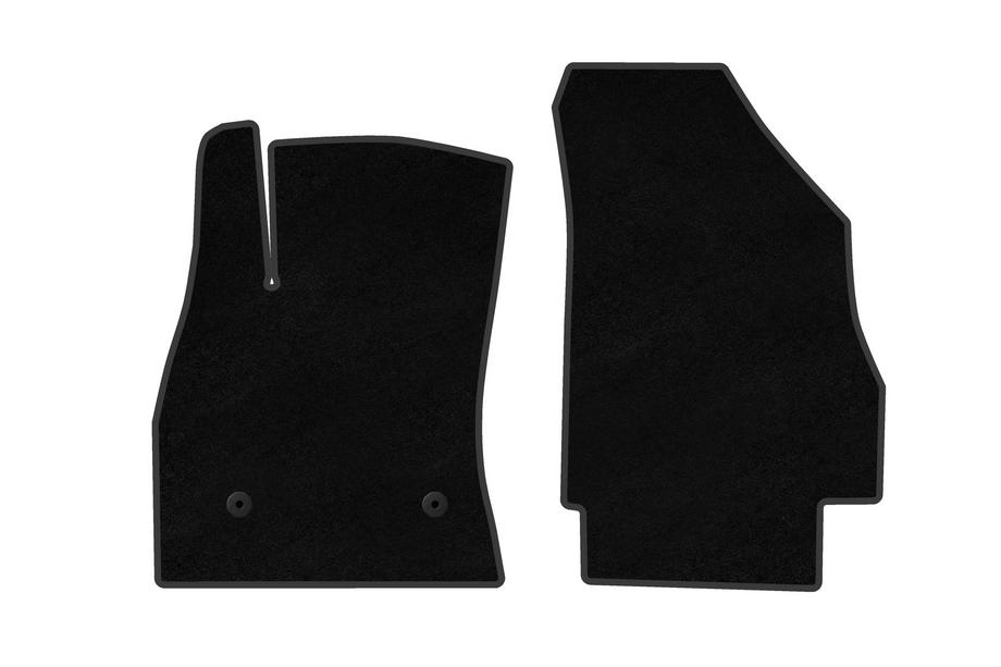 Fiat Doblo III 2023- Alfombrillas de moqueta Classic (Negro) Image