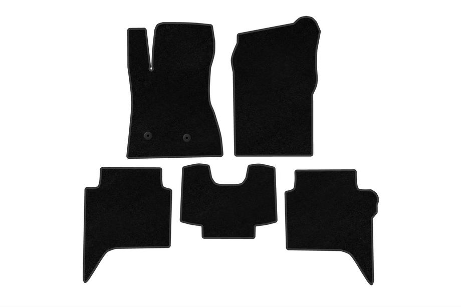 Ford Ranger 2022- Alfombrillas de moqueta Classic (Negro) Image