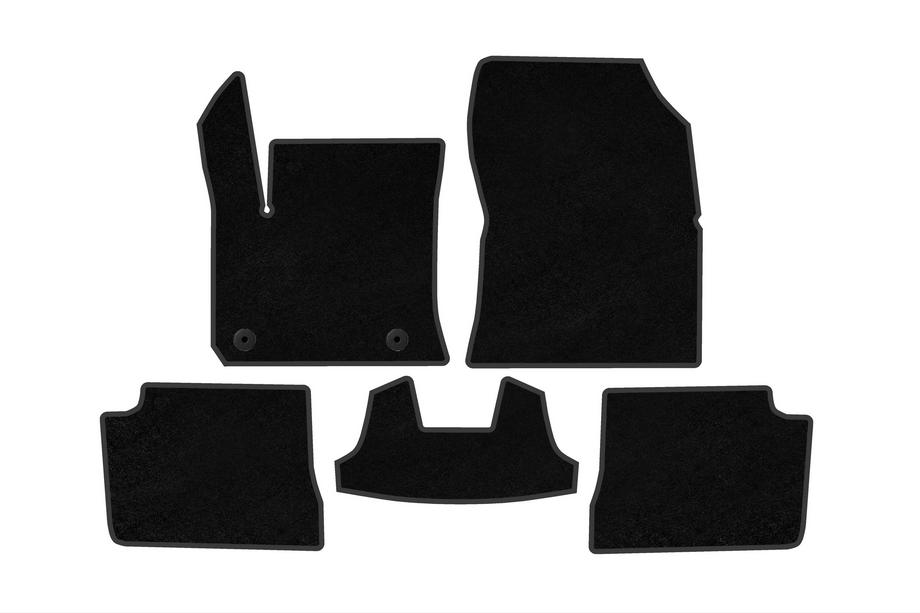 Peugeot 208 2019- Alfombrillas textiles Classic (Eléctrico, negro) Image