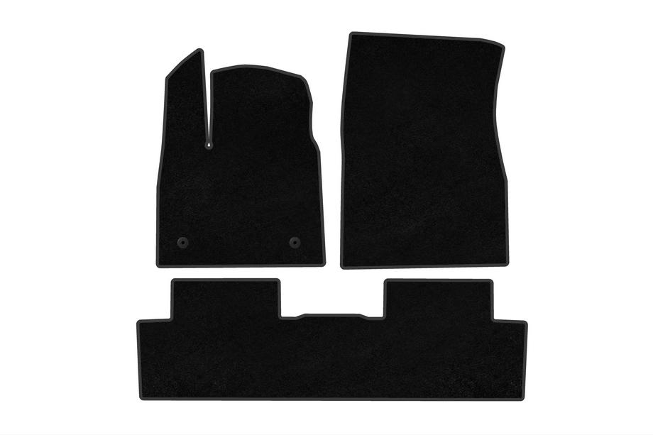 Renault Megane E-Tech 2022– Alfombrillas de moqueta Classic (Negro) Image