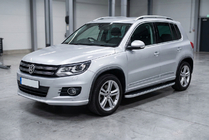 Volkswagen Tiguan 2007-2016 Estribos Laterales Tayga Grey (2 uds., Aluminio) foto 1