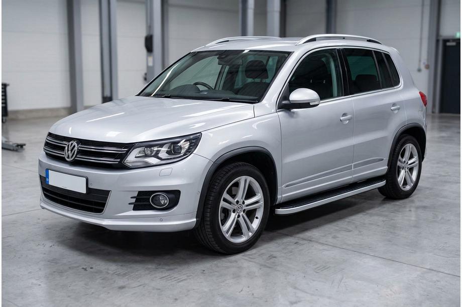 Volkswagen Tiguan 2007-2016 Estribos Laterales Tayga Grey (2 uds., Aluminio) Image