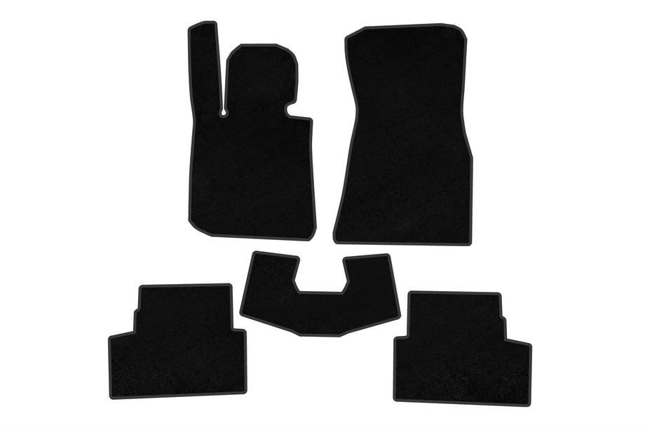 BMW 4 Series G22/23/26 2020- Alfombrillas textiles Premium (para i4 G26, negro) Image