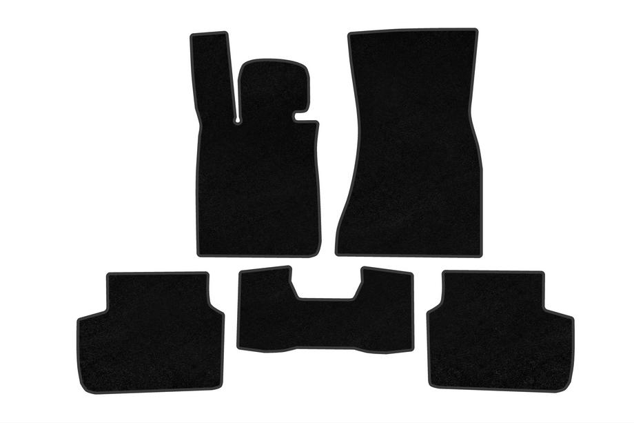 BMW 7 Series G11/G12 2015-2022 Alfombrillas textiles Premium (para G11, negras) Image