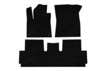 Citroen C-4 Picasso 2013–2022 Alfombrillas textiles Premium (para Grand, 2 filas, Negro) foto 1