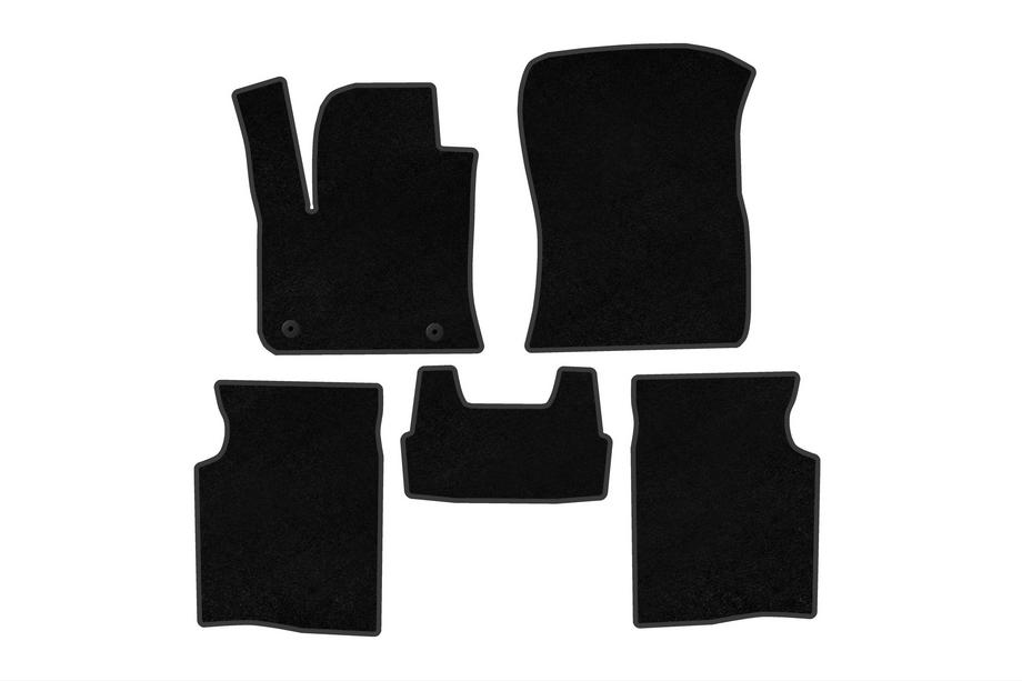 Citroen C4 X/e-C4 X 2022– Alfombrillas de tela Premium (Eléctrico, Negro) Image