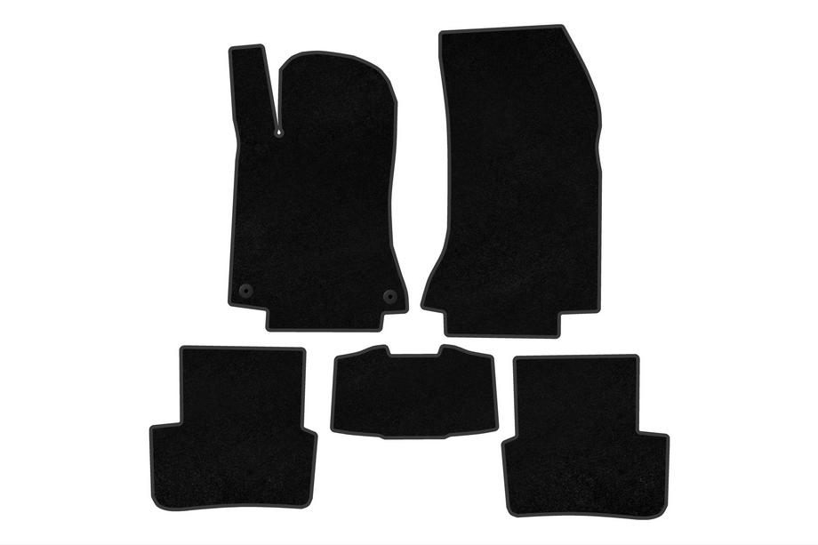 Mercedes B-class W246 2011-2018 Alfombrillas de moqueta Premium (Negro) Image