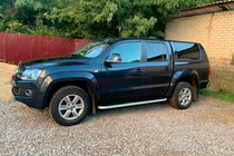 Volkswagen Amarok 2010-2022 Estribos Laterales Tayga Grey (2 uds., Aluminio) foto 5