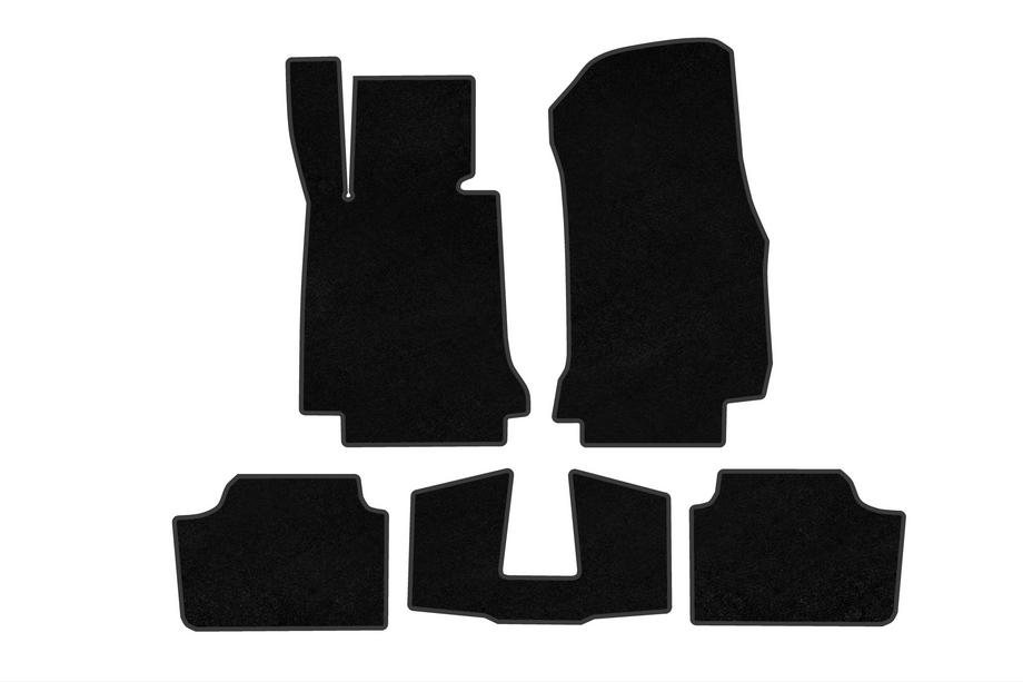 BMW 2 Series F22/F23 2014-2021 Alfombrillas de tela Deluxe (Para F22, negro) Foto 1