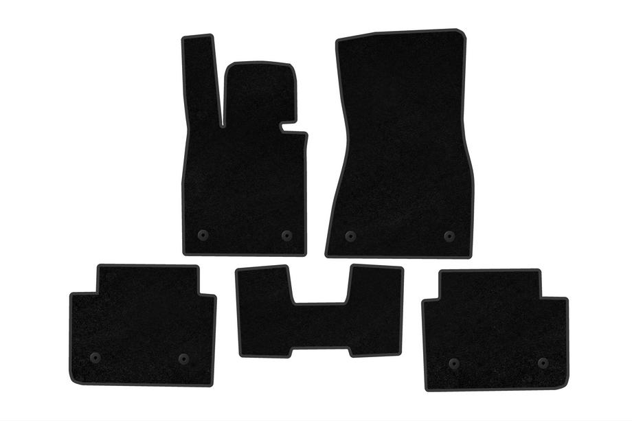 BMW 5/i5 Series G60/G60E/G61 2023- Alfombrillas textiles Deluxe (para i5 G60E, negro) Foto 1